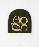 Handel lettering knit beanie