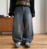 Kumiro Wide Stripe Denim Pants