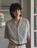 Parry stripe short sleeves shirt