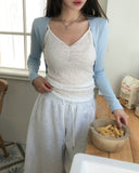 Soda Slim Open Cardigan