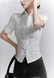 Curve Line Short Sleeve Shirt