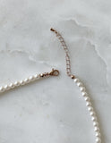 Felin Initial Pearl Necklace