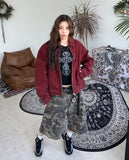 Off Dyeing Crop Work Jacket