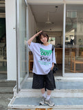[unisex] Hufe Printing Over Short Sleeve Tee