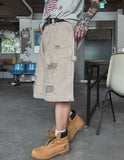 Aerin Damage Carpenter Bermuda Pants