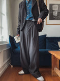 Laura Two Pintuck Wide Slacks