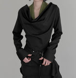 Ab Cowl Neck Blouse
