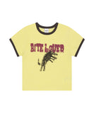 BITE LOVER CROP RINGER TEE