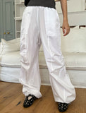 KNEE PINTUCK STUD PANTS