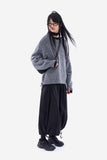 Furry wool hand warmer loose knit