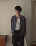 Loin Over Fit U-Neck Cut Sleeveless