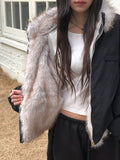 Calling Reversible Fur Jacket Jumper