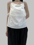 Leafin Shirring Sleeveless