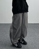 Nello Brushed Nylon Zipper Pants