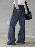 Non-fade raw denim bootcut