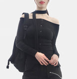 Ramita Off-Shoulder T-Shirt (Mini Shoulder Set)