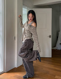 Vive Tape Dyeing Cargo Balloon Pants