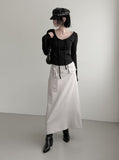 Hoodie Strap V-Neck Tee