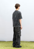 PINCH WIND CARGO DENIM PANTS