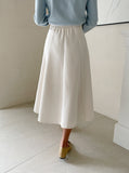 Yupia Flared Banding Long Skirt