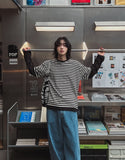 Odd Stripe Layered T-Shirt