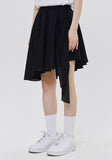 RIBBON FLARE SKIRT