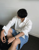 Natural linen shirt