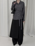 Eryl Wrap Shirt Blouse