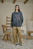 Happy Callie Raglan Pigment Sweatshirt