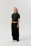 FLOWER EYELET HOOD JACKET