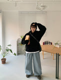 [unisex] Munyu Boucle Knit Hoodie