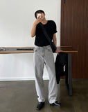 Shadow Gray Wide Denim