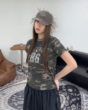 Leen 86 Camo Crop Top