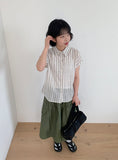 Papolo Nylon Cargo Bermuda Pants
