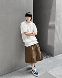 Balloon Cargo Bermuda Pants