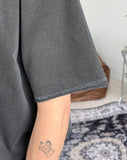 Mic Pigment Crop Short Sleeve Tee