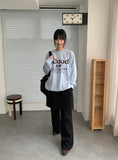 [unisex] Scom Lettering Over Sweatshirt