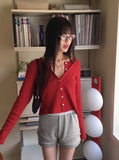 Oldin Spring Punching Long Sleeve Cardigan