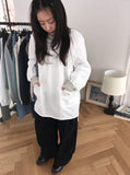 Hudin U-neck Cotton Pocket Blouse