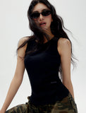 W Basic Slim Sleeveless Top