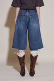 two-tone combi middle boots