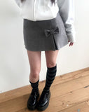 Leand Ribbon Mini Skirt