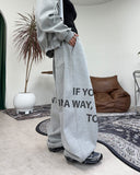 Freno Lettering Sweatpants