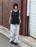 [BAG SET] DOT FRILL SLEEVELESS