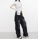 Ibian pocket strap pants