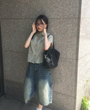 Maha Carpenter Bermuda Denim Pants