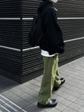 Relaxed Brushed Wide Jogger Pants