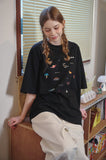 Dino Stitch Embroidered Short Sleeve Tee