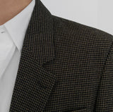 Modi two-button check blazer