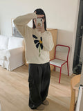 Ikind flower round knit